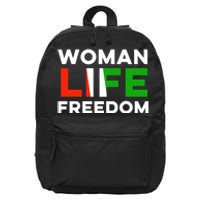 Woman Life Freedom Stand With Women Freedom 16 in Basic Backpack