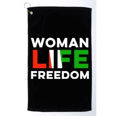 Woman Life Freedom Stand With Women Freedom Platinum Collection Golf Towel