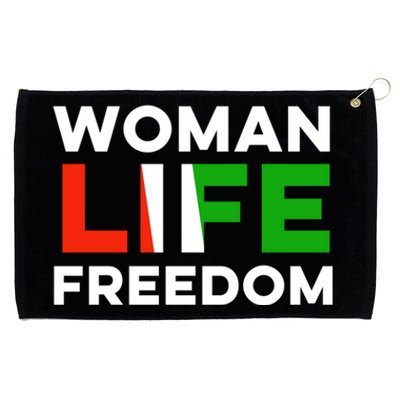 Woman Life Freedom Stand With Women Freedom Grommeted Golf Towel