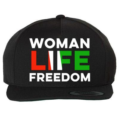 Woman Life Freedom Stand With Women Freedom Wool Snapback Cap