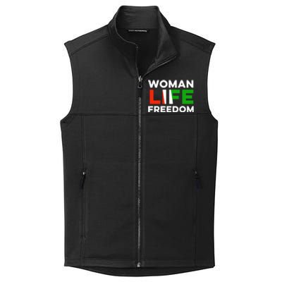 Woman Life Freedom Stand With Women Freedom Collective Smooth Fleece Vest