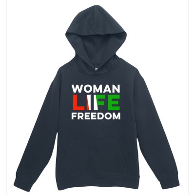 Woman Life Freedom Stand With Women Freedom Urban Pullover Hoodie