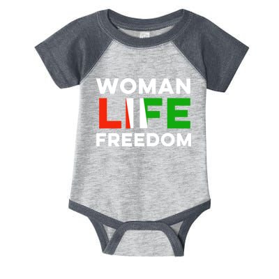 Woman Life Freedom Stand With Women Freedom Infant Baby Jersey Bodysuit