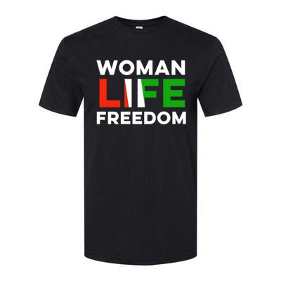 Woman Life Freedom Stand With Women Freedom Softstyle CVC T-Shirt