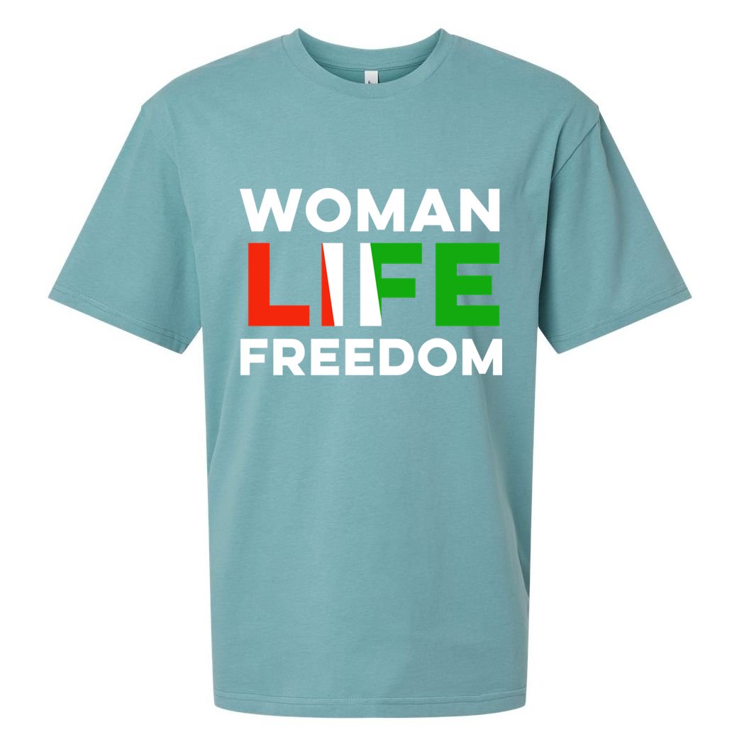 Woman Life Freedom Stand With Women Freedom Sueded Cloud Jersey T-Shirt