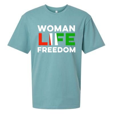 Woman Life Freedom Stand With Women Freedom Sueded Cloud Jersey T-Shirt