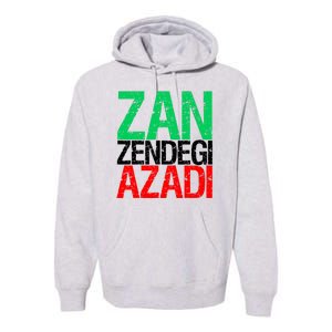 Woman Life Freedom Iran Zan Zendegi Azadi Persian Premium Hoodie