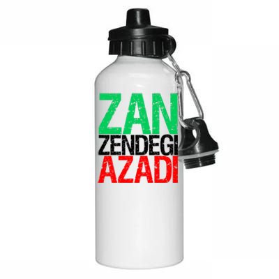 Woman Life Freedom Iran Zan Zendegi Azadi Persian Aluminum Water Bottle