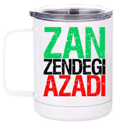 Woman Life Freedom Iran Zan Zendegi Azadi Persian 12 oz Stainless Steel Tumbler Cup