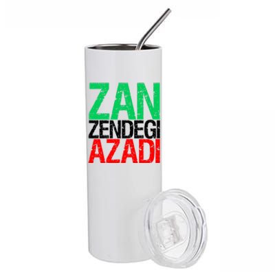 Woman Life Freedom Iran Zan Zendegi Azadi Persian Stainless Steel Tumbler