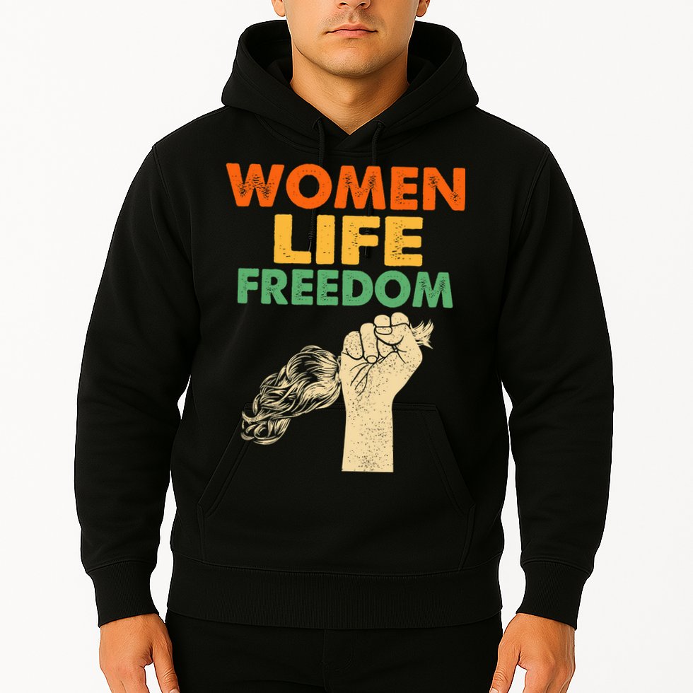 Women Life Freedom Iran Feminist Vintage Hoodie