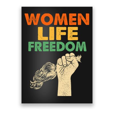 Women Life Freedom Iran Feminist Vintage Poster