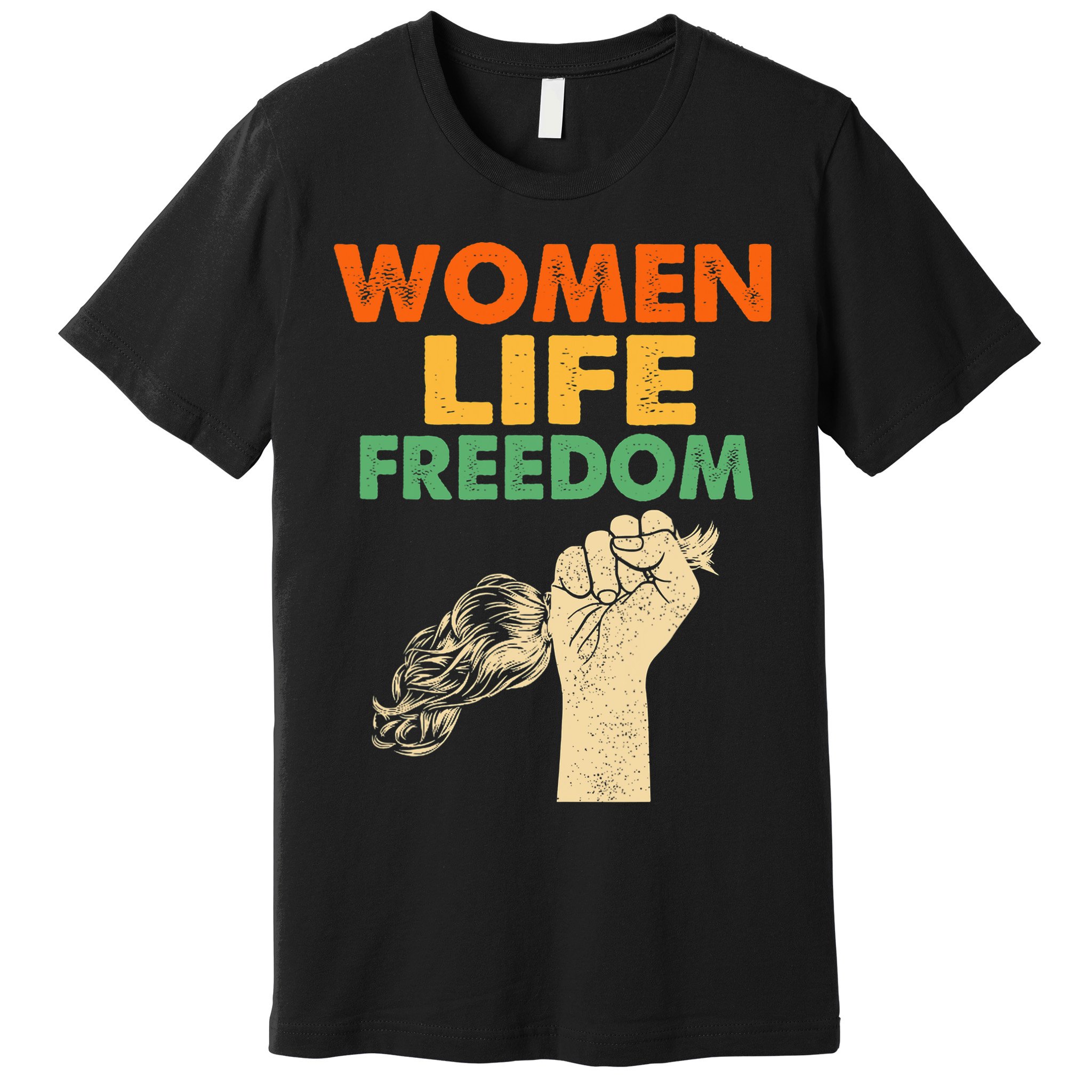 Women Life Freedom Iran Feminist Vintage Premium T-Shirt