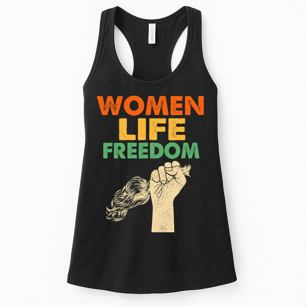 Women Life Freedom Iran Feminist Vintage Womens Tank Top