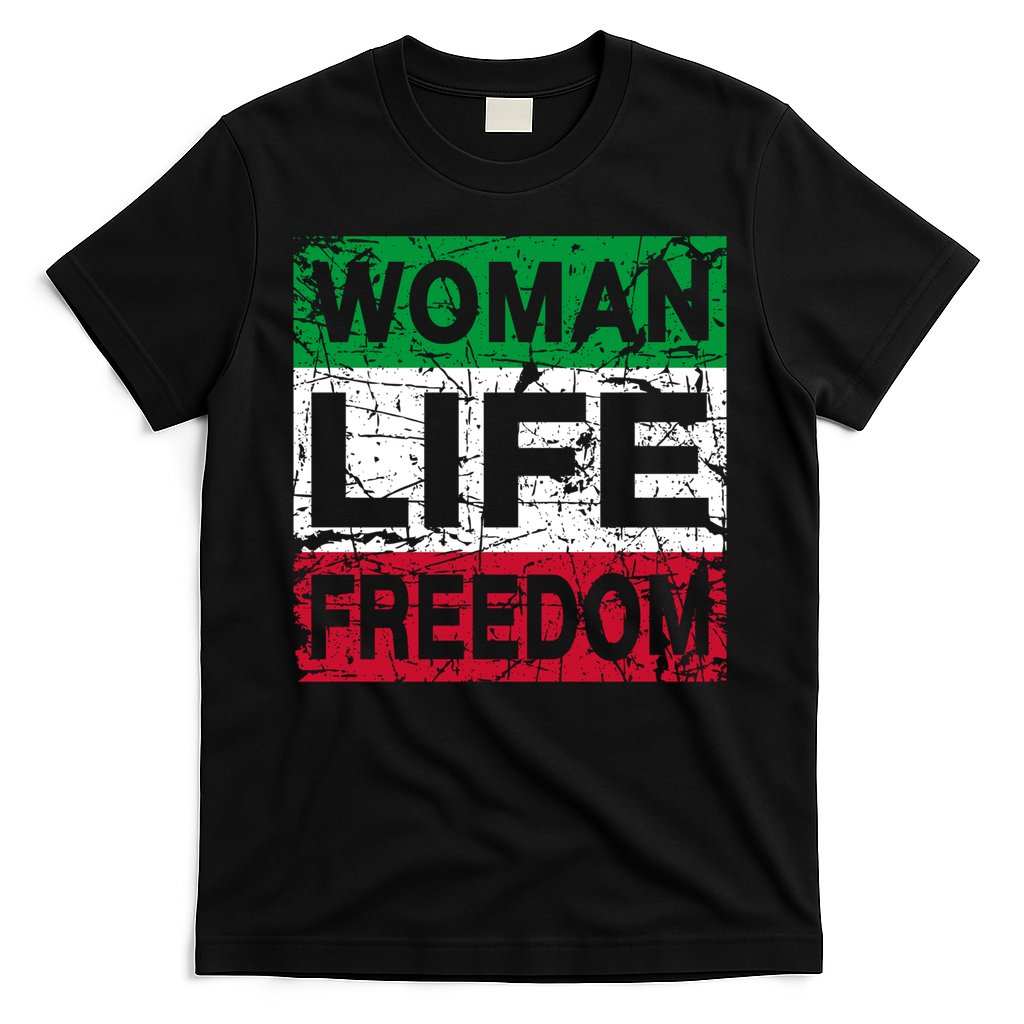 WOMAN LIFE FREEDOM IRAN RISE WITH THE WOMAN Support Woman T-Shirt