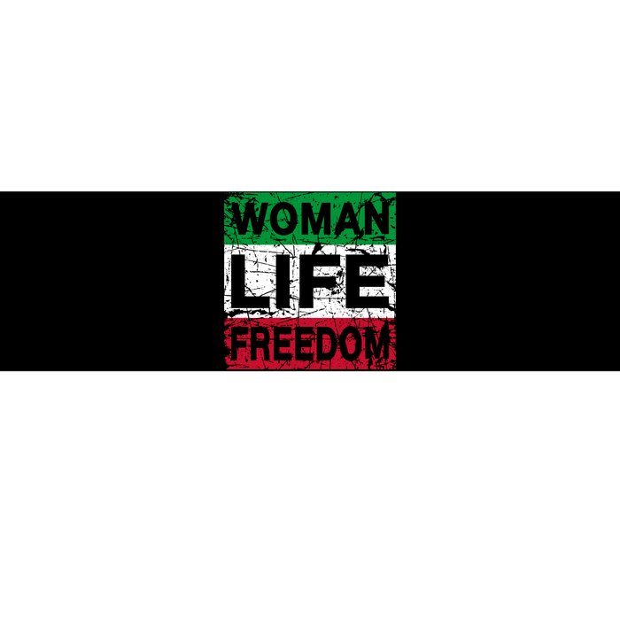 WOMAN LIFE FREEDOM IRAN RISE WITH THE WOMAN Support Woman Bumper Sticker