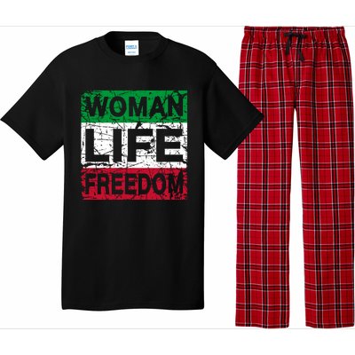 WOMAN LIFE FREEDOM IRAN RISE WITH THE WOMAN Support Woman Pajama Set