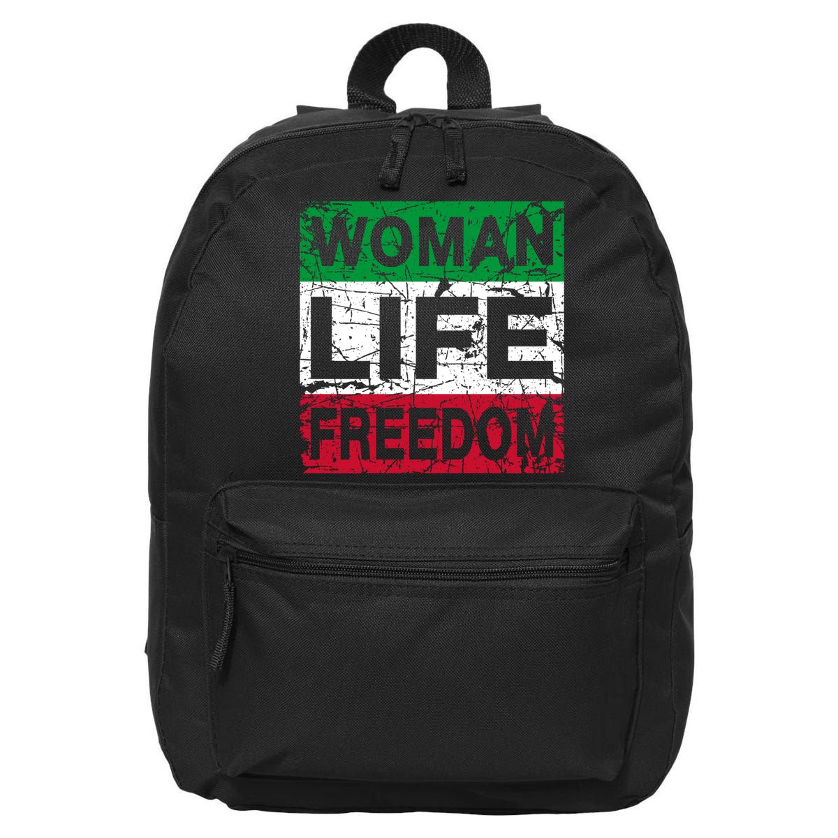 WOMAN LIFE FREEDOM IRAN RISE WITH THE WOMAN Support Woman 16 in Basic Backpack