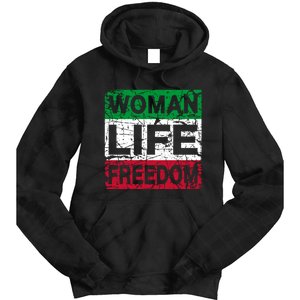 WOMAN LIFE FREEDOM IRAN RISE WITH THE WOMAN Support Woman Tie Dye Hoodie