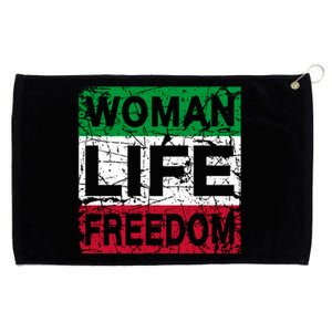 WOMAN LIFE FREEDOM IRAN RISE WITH THE WOMAN Support Woman Grommeted Golf Towel