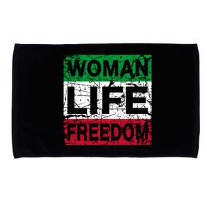 WOMAN LIFE FREEDOM IRAN RISE WITH THE WOMAN Support Woman Microfiber Hand Towel