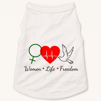Women Life Freedom Equality Doggie Tank