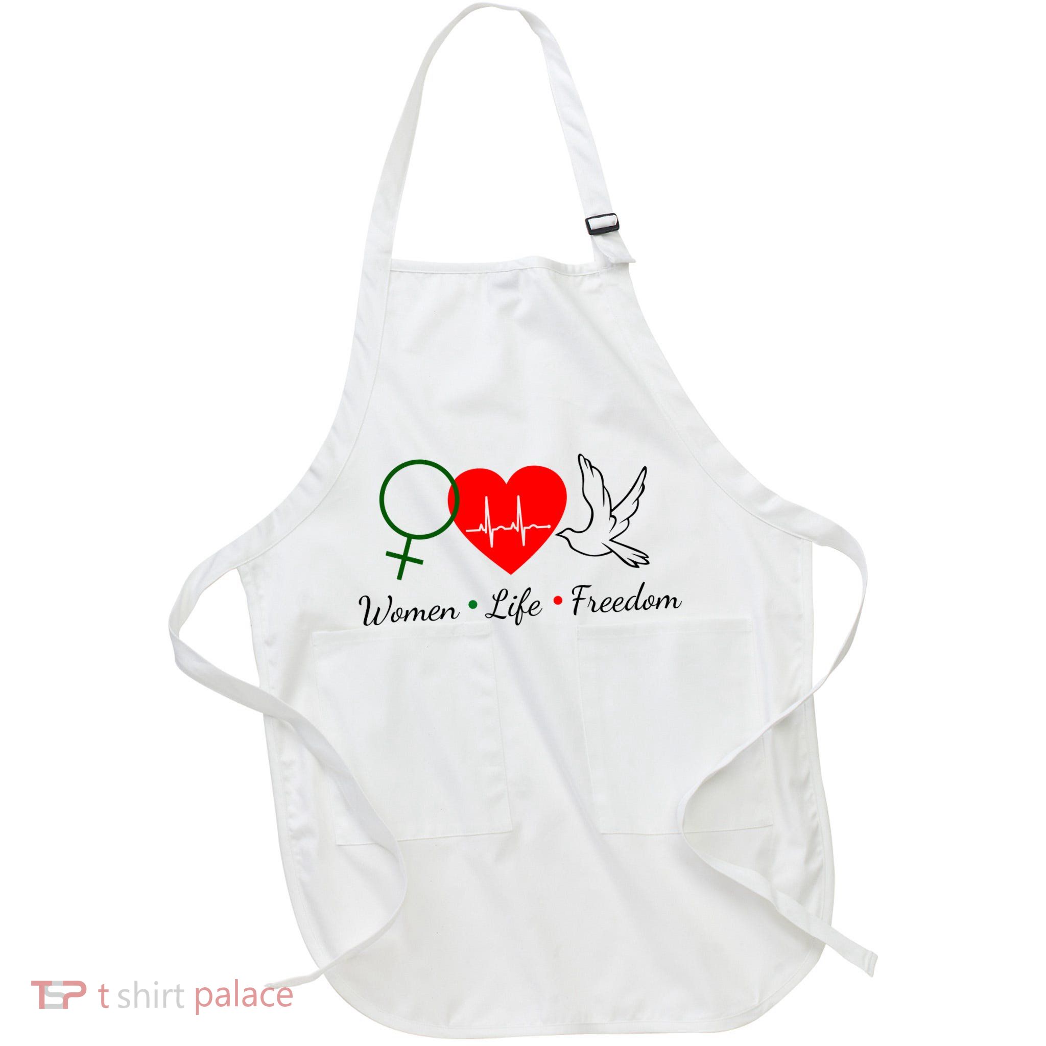 Women Life Freedom Equality Apron