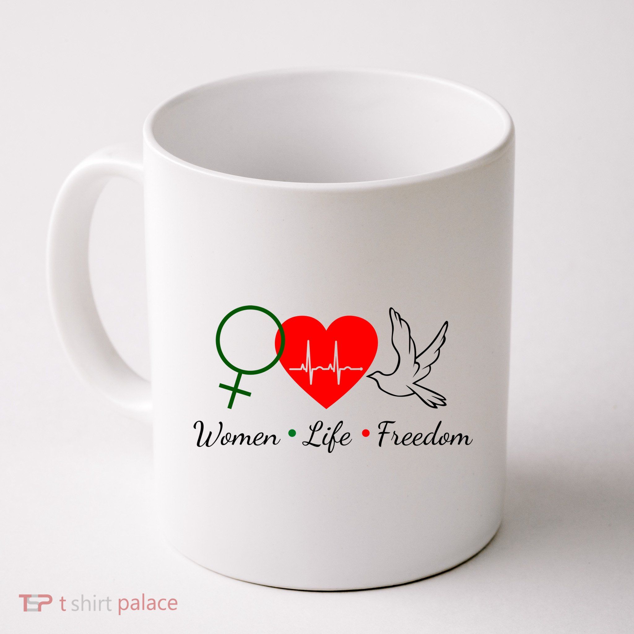 Women Life Freedom Equality Coffee Mug