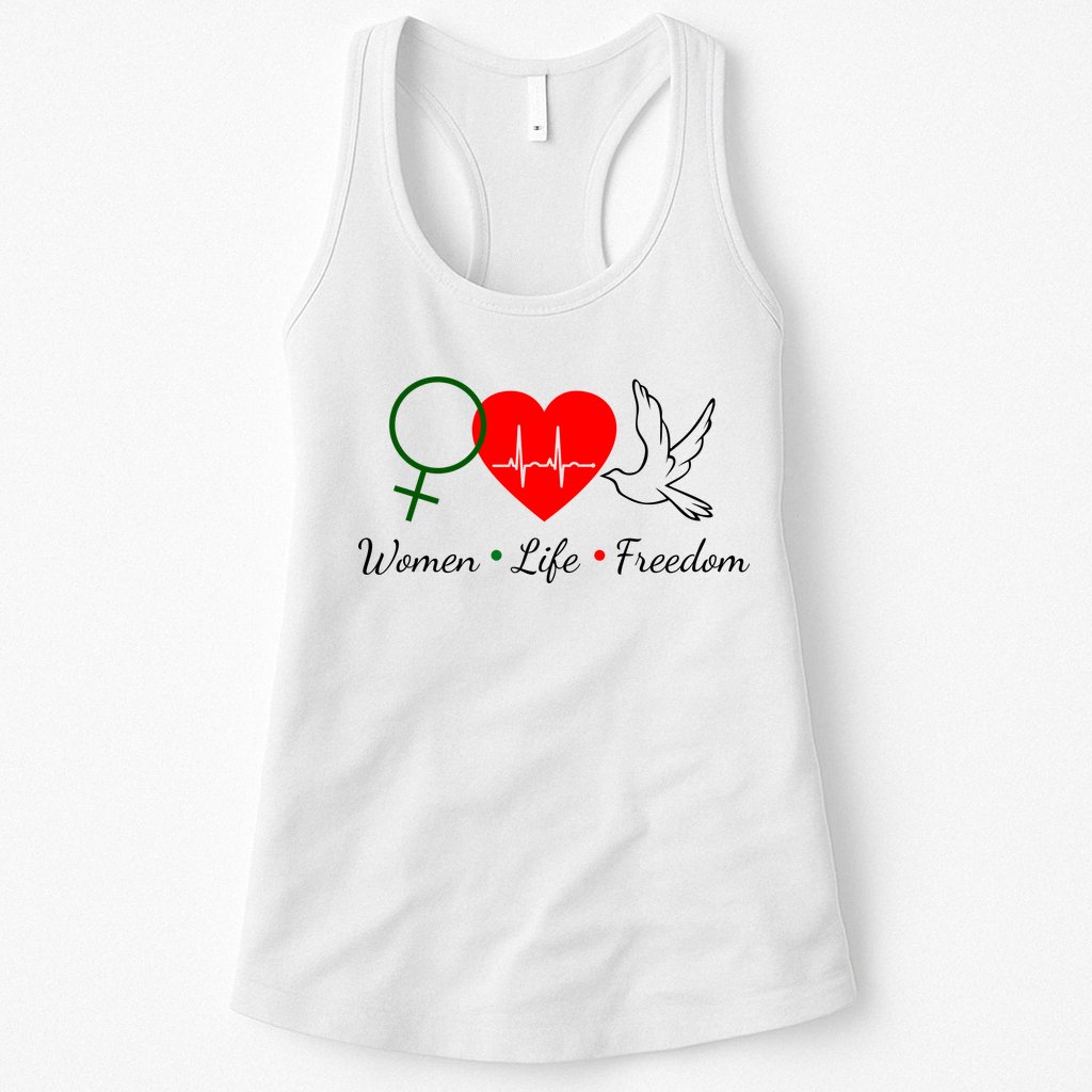 Women Life Freedom Equality Womens Tank Top