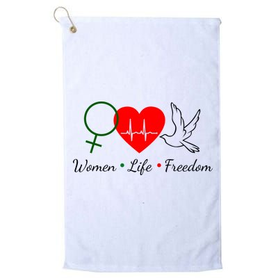 Women Life Freedom Equality Golf Towel