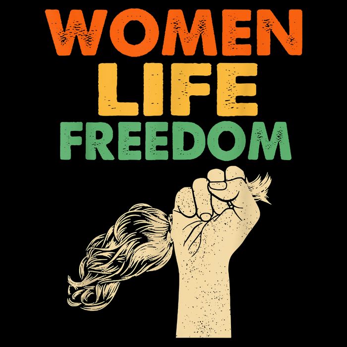 Women Life Freedom Iran Feminist Vintage Cooling Performance Crew T-Shirt