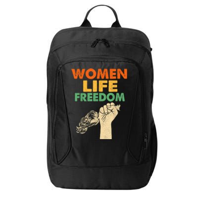 Women Life Freedom Iran Feminist Vintage City Backpack