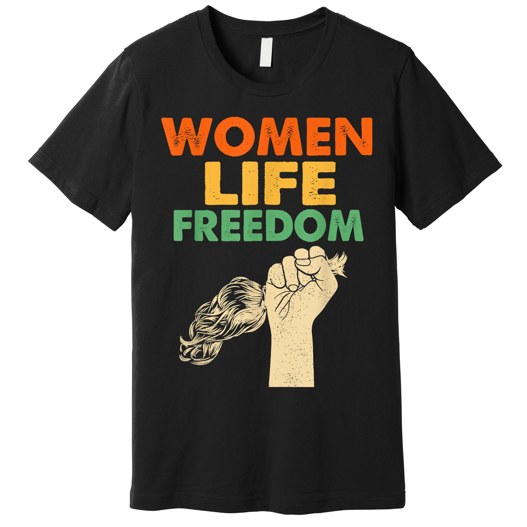 Women Life Freedom Iran Feminist Vintage Premium T-Shirt