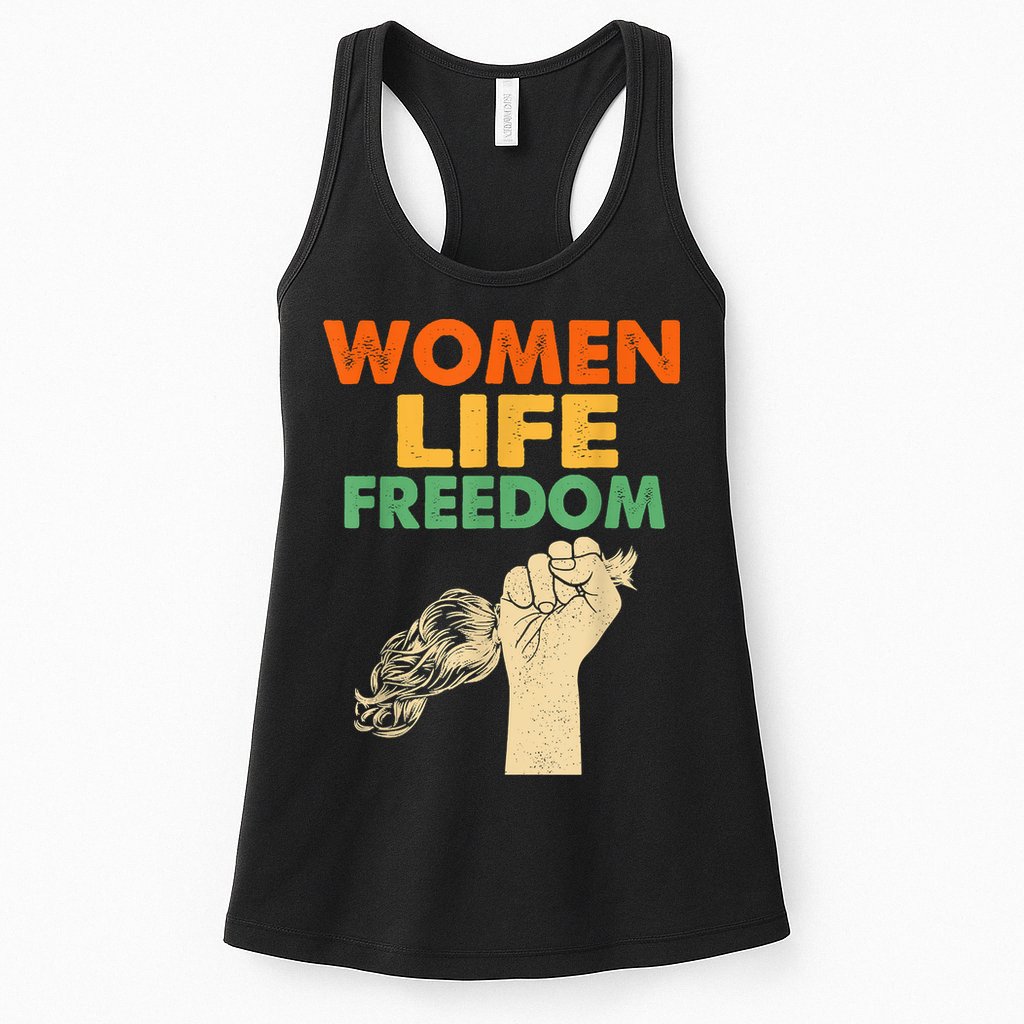 Women Life Freedom Iran Feminist Vintage Womens Tank Top