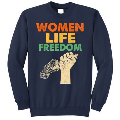 Women Life Freedom Iran Feminist Vintage Sweatshirt