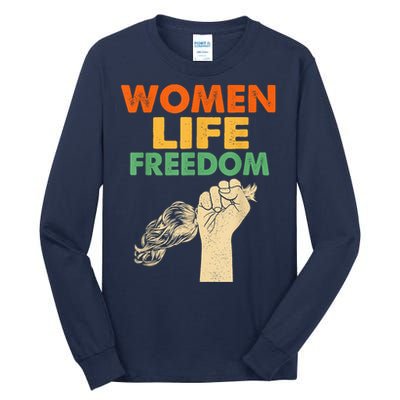 Women Life Freedom Iran Feminist Vintage Tall Long Sleeve T-Shirt