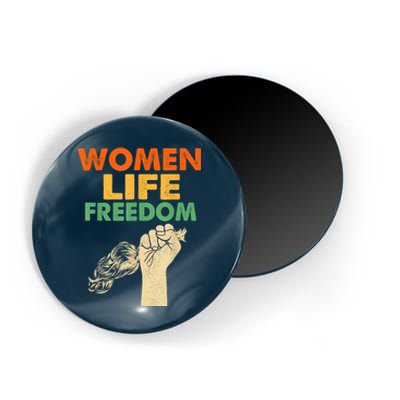 Women Life Freedom Iran Feminist Vintage Magnet