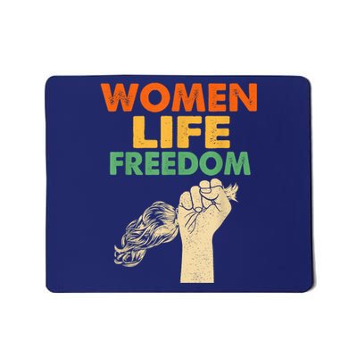 Women Life Freedom Iran Feminist Vintage Mousepad