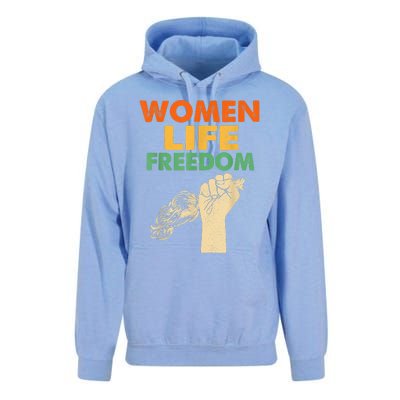 Women Life Freedom Iran Feminist Vintage Unisex Surf Hoodie