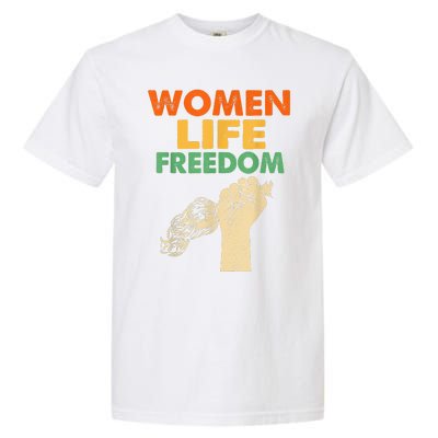 Women Life Freedom Iran Feminist Vintage Garment-Dyed Heavyweight T-Shirt