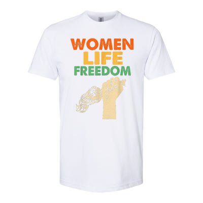 Women Life Freedom Iran Feminist Vintage Softstyle CVC T-Shirt