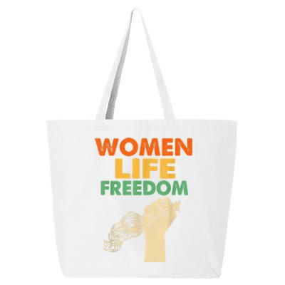 Women Life Freedom Iran Feminist Vintage 25L Jumbo Tote