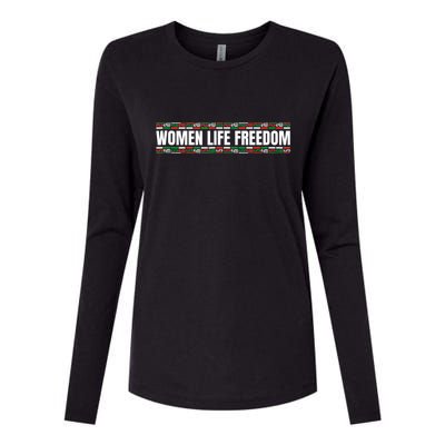 Women Life Freedom Design For Iranian Womens Cotton Relaxed Long Sleeve T-Shirt