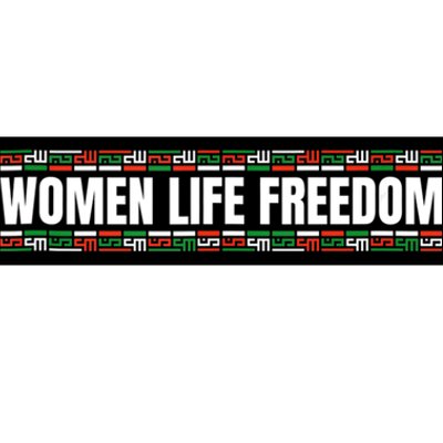 Women Life Freedom Design For Iranian Bumper Sticker