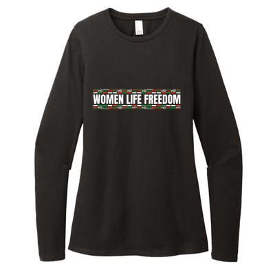 Women Life Freedom Design For Iranian Womens CVC Long Sleeve Shirt