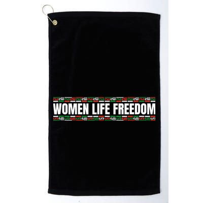 Women Life Freedom Design For Iranian Platinum Collection Golf Towel