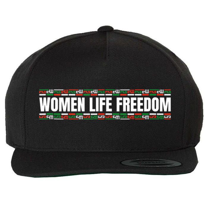 Women Life Freedom Design For Iranian Wool Snapback Cap