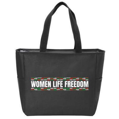 Women Life Freedom Design For Iranian Zip Tote Bag