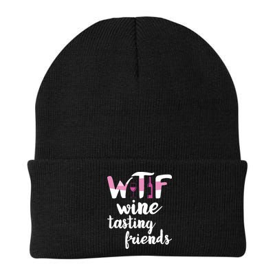 Wine Lover Funny WTF Wine Tasting Friends Drinking Wine Beanie