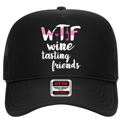 Wine Lover Funny WTF Wine Tasting Friends Drinking Wine Trucker Hat